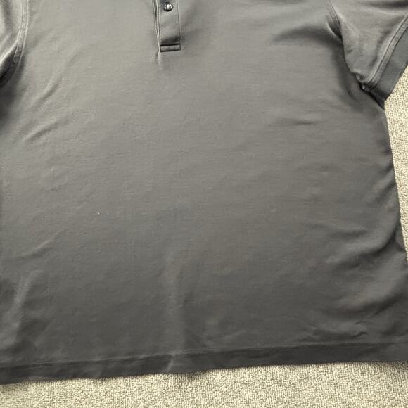 UNTUCKit Polo Shirt Adult Large Black Short Sleeve Casual Preppy Men's - Picture 4 of 14